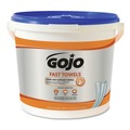  | GOJO Industries 6299-02 FAST TOWELS 9 in. x 10 in. Cloth Hand Cleaning Towels - Fresh Citrus Blue image number 0