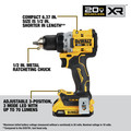 Combo Kits | Dewalt DCK447P2 20V MAX XR Brushless Lithium-Ion 4-Tool Combo Kit with (2) Batteries image number 2
