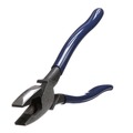 Pliers | Klein Tools D213-9NETP 9 in. Lineman's Fish Tape Pulling Pliers with Handle Tempering image number 2