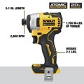 Labor Day Sale | Factory Reconditioned Dewalt DCK489D2R ATOMIC 20V MAX Brushless Lithium-Ion Cordless 4-Tool Combo Kit (2 Ah) image number 3