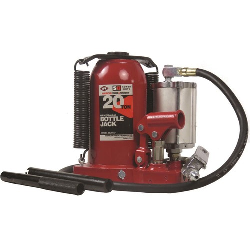 Hydraulic Jacks | American Forge 5520B 20 Ton Air/Hydraulic Bottle Jack image number 0