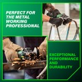 Angle Grinders | Metabo HPT G18DSL2Q4M MultiVolt 18V Lithium-Ion 4-1/2 in. Cordless Angle Grinder (Tool Only) image number 7