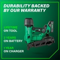 Coil Nailers | Metabo HPT NV1845DAM 18V MultiVolt Lithium-Ion Cordless Coil Roofing Nailer Kit (2 Ah) image number 10