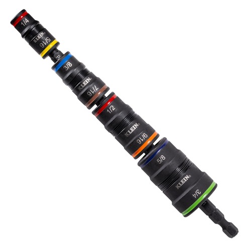Impact Sockets | Klein Tools 32934 9-in-1 Impact Rated Flip Socket Set image number 0