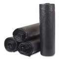  | Inteplast Group S334016K 33 in. x 40 in. 16 mic 33 Gallon High-Density Commercial Can Liners - Black (250/Carton) image number 4