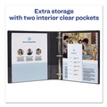 July Member-Exclusive Offer Save 10% off on One Item | Avery 27250 11 in. x 8.5 in. 1 in. Capacity 3 Rings Durable Non-View Binder with DuraHinge and Slant Rings - Black image number 3