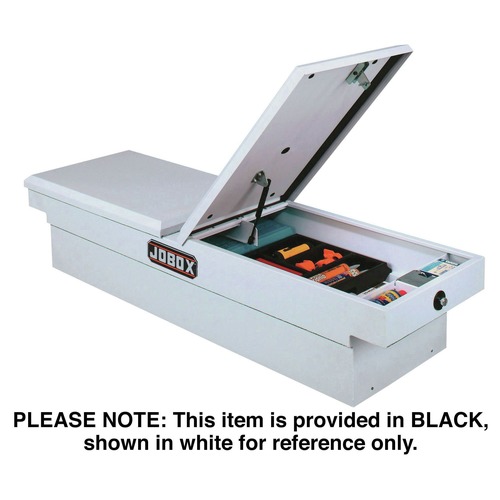 Crossover Truck Boxes | JOBOX PSC1461002 Steel Gull Wing Lid Deep Full-size Crossover Truck Box - Black image number 0