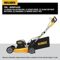 Push Mowers | Dewalt DCMWSP244U2 2X 20V MAX Brushless Lithium-Ion 21-1/2 in. Cordless FWD Self-Propelled Lawn Mower Kit with 2 Batteries (10 Ah) image number 1