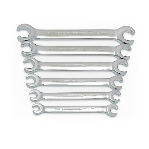Flare Nut Wrenches | GearWrench 81906 6 Pc. Metric Flare Nut Wrench Set image number 0
