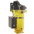 Stationary Air Compressors | EMAX ES05V080I1K Silent Air Industrial 5 HP 80 gal. 19 CFM 1-Phase 2-Stage Vertical Stationary Electric Air Compressor with EFKIT008AWBS Maintenance Kit image number 2