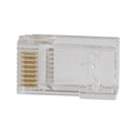 Electronics | Klein Tools VDV826-702 (50-Pack) Pass-Thru RJ45 CAT5E Gold Plated Modular Data Plug image number 2