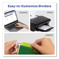July Member-Exclusive Offer Save 10% off on One Item | Avery 11903 Big Tab 11.13 in. x 9.25 in. 8-Tab Insertable Plastic 1-Pocket Dividers - Assorted (1-Set) image number 6