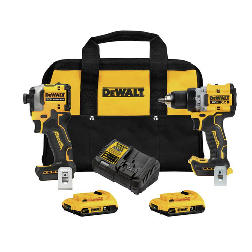 modtagende Udsigt forbundet Dewalt DCK2051D2 20V MAX XR Brushless Lithium-Ion 1-2 in. Cordless Drill  Driver and Impact Driver Combo Kit with (2) Batteries | CPO DeWALT