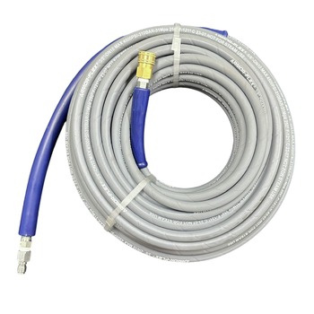 PRESSURE WASHER ACCESSORIES | Pressure-Pro 3/8 in. x 100 ft. Non-Marking 4000 PSI Pressure Washer Replacement Hose with Quick Connect - CHA1001GB