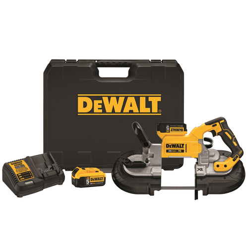 Band Saws | Dewalt DCS374P2 20V MAX XR 5.0 Ah Cordless Lithium-Ion 5 in. Band Saw Kit image number 0