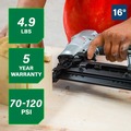 Finish Nailers | Metabo HPT NT65A5M 16-Gauge 2-1/2 in. Pro Finish Nailer image number 2