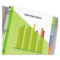 July Member-Exclusive Offer Save 10% off on One Item | Avery 11903 Big Tab 11.13 in. x 9.25 in. 8-Tab Insertable Plastic 1-Pocket Dividers - Assorted (1-Set) image number 8