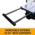 Jointers | Baileigh Industrial BA9-1020165 IJ-833 110V 1.3 HP 12000 RPM Spiral Cutterhead With 16 Carbide Inserts Extendable 51 in. Table Adjustable Fence 8 in. Benchtop Wood Jointer image number 9