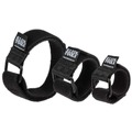 Ropes and Ties | Klein Tools 450-600 6-Piece 6 in. / 8 in. / 14 in. Hook and Loop Cinch Strap Cable Tie Set - Black image number 0