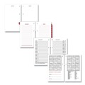  | AT-A-GLANCE E017-50 12-Month: Jan 2026 to Dec 2026 3.5 in. x 6 in. 2-Color Desk Calendar Refill - White Sheets image number 1