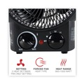 Portable Heaters | Alera ALEHEFF10B 1500 Watts 8.25 in. x 4.37 in. x 9.5 in. Heater Fan - Black image number 4