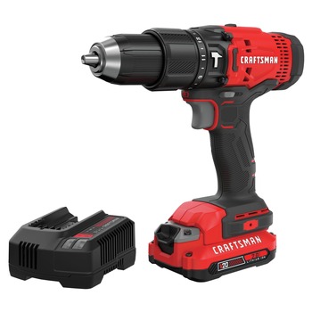 Factory Reconditioned Craftsman V20 Lithium-Ion 1/2 in. Cordless Hammerdrill Kit (2 Ah) - CMCD711D1R