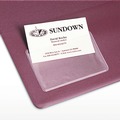  | Avery 73720 3.5 in. x 2 in. Self-Adhesive Top-Load Business Card Holders - Clear (10/Pack) image number 2
