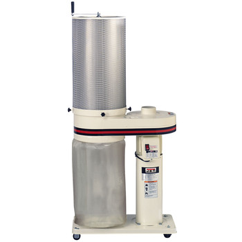 DUST MANAGEMENT | JET DC-650CK 115V/230V 1 HP 650 CFM Dust Collector with Canister - JT9-708642CK