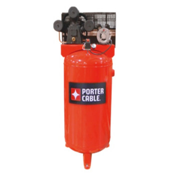 STATIONARY AIR COMPRESSORS | Porter-Cable 208V/240V 4.7 HP Single Stage 80 Gal. Oil-Lube Stationary Vertical Air Compressor - PXCMLA4708065