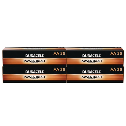 Customer Appreciation Sale! Save up to $60 on Select Tools | Duracell MN15P36CT Power Boost CopperTop Alkaline AA Batteries (144/Carton) image number 0