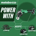 Clearance Center | Metabo HPT G3612DVEQ6M 36V MultiVolt Brushless Lithium-Ion 4-1/2 in. Cordless Slide Switch Angle Grinder (Tool Only) image number 6