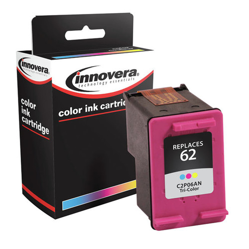 Primed for Savings Sale! | Factory Reconditioned Innovera IVR62TRI 165 Page-Yield Remanufactured Ink Replacement for (C2P06AN) - Tri-Color image number 0