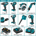  | Makita XT801X1 18V LXT Lithium-Ion 8-Tool Cordless Combo Kit (3 Ah) image number 1