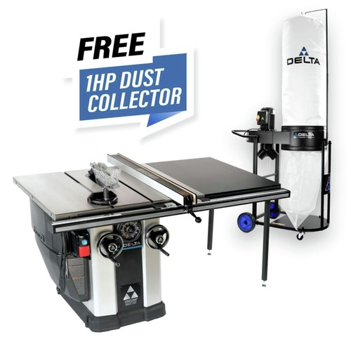 Delta 3 HP 36 in. Rip Capacity Unisaw Table Saw with 1 HP Dust