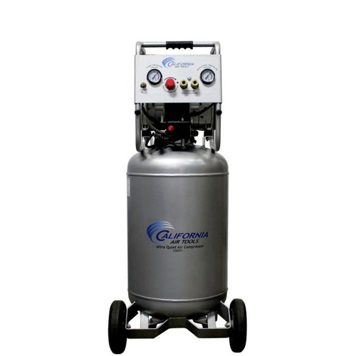 Portable Air Compressors | California Air Tools CAT-20020-22060 2 HP 20 Gallon 220V 60Hz Ultra Quiet and Oil-Free Steel Tank Dolly Air Compressor image number 0