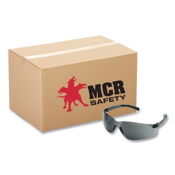 EYE PROTECTION | MCR Safety BearKat Wraparound Safety Glasses - Gray Lens (12/Box) - BK112
