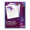 July Member-Exclusive Offer Save 10% off on One Item | Avery 72262 Corner Lock Letter Size Document Sleeves - Assorted Colors (6/Pack) image number 0