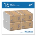  | Scott 01840 9.2 in. x 9.4 in. 1-Ply Essential Multi-Fold Towels with Absorbency Pockets - White (4000/Carton) image number 2