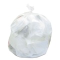  | Heritage Z8048WN R01 High-Density 45 Gallon 22 Microns 40 in. x 48 in. Waste Can Liners - Natural (25 Bags/Roll, 6 Rolls/Carton) image number 1