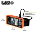 Detection Tools | Klein Tools ET19 Wi-Fi Pro Borescope with Dual-Lens, 5.5 mm 9.8-Foot Armored Waterproof Gooseneck Snake, LEDs, 4.3-Inch LCD, Endoscope Inspection image number 12
