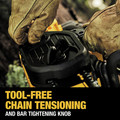 Chainsaws | Dewalt DCCS620P1 20V MAX XR 5.0 Ah Brushless Lithium-Ion 12 in. Compact Chainsaw Kit image number 9