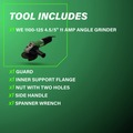 Angle Grinders | Metabo HPT 646614420 11 Amp W 1100-125 4.5/5 in. Angle Grinder image number 1