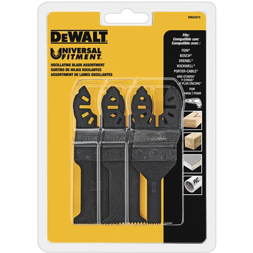 Blades | Dewalt DWA4215 Oscillating Tool 3-Piece Set image number 0