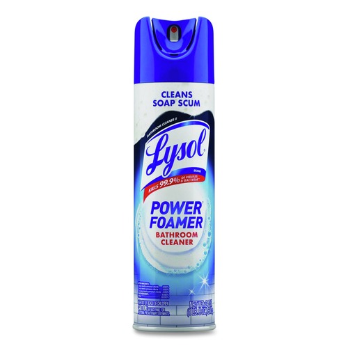  | LYSOL Brand 19200-02569 24 oz. Aerosol Spray Power Foam Bathroom Cleaner image number 0