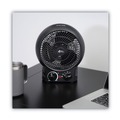 Portable Heaters | Alera ALEHEFF10B 1500 Watts 8.25 in. x 4.37 in. x 9.5 in. Heater Fan - Black image number 3
