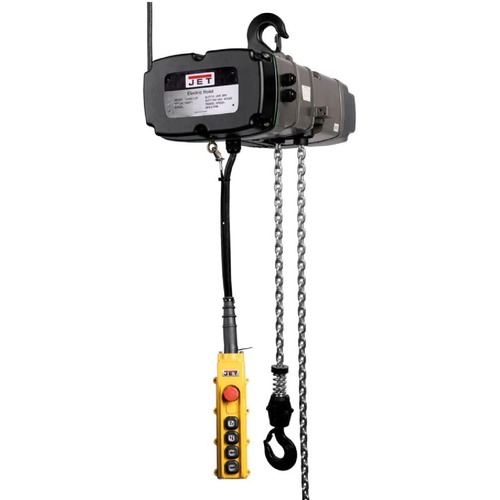 Electric Chain Hoists | JET JT9-144005 460V 11 Amp TS Series 2 Speed 1 Ton 15 ft. Lift 3-Phase Electric Chain Hoist image number 0