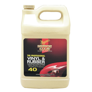 AUTO CARE AND DETAILING | Meguiar's Mirror Glaze 1 Gallon Bottle Professional Vinyl and Rubber Cleaner/ Conditioner - M4001