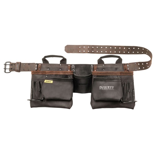 Save 15% off $250 on Select DEWALT Tools! | Dewalt DWST550112 Leather Tool Apron image number 0