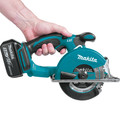 Circular Saws | Makita XSC01T 18V LXT 5.0 Ah Lithium-Ion Cordless 5-3/8 in. Metal Cutting Saw Kit image number 2