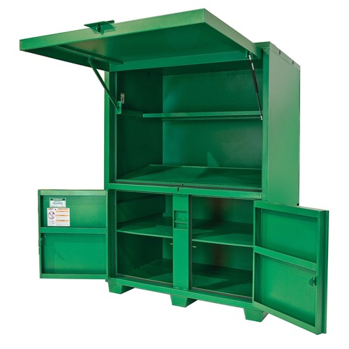 On Site Chests | Greenlee 50047191 116.5 cu-ft. 41.6 in. x 55.6 in. x 80 in. Field Office Storage Box/Cabinet image number 0